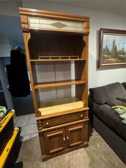 ✨ Vintage Display Cabinet / Kitchen Hutch / Coffee Bar