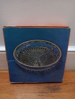Leonard Silver Plated Relish Dish Original Box Sealed