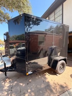 5x8 Blackout Enclosed Trailer