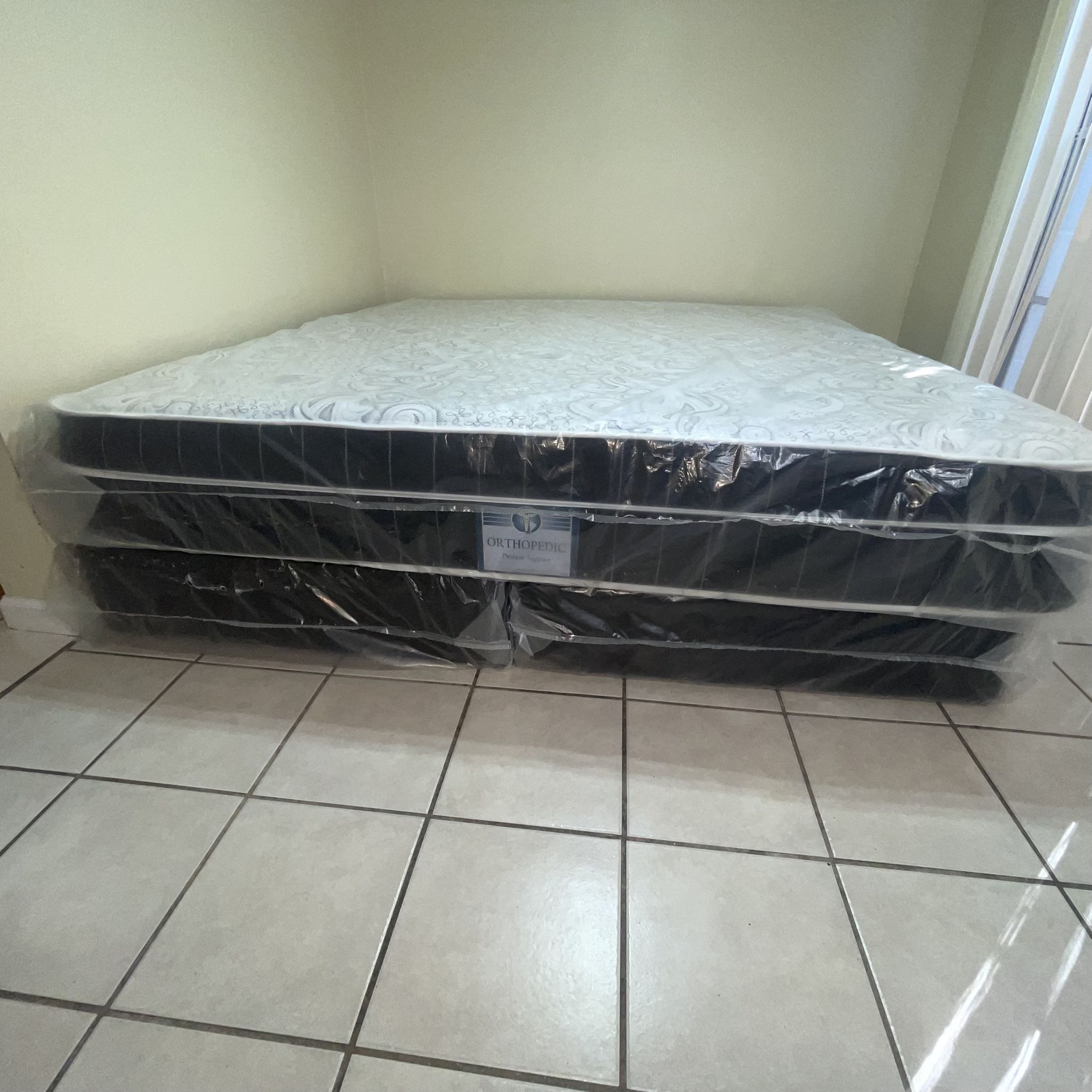 New King Pillowtop Mattress Set FREE SAME DAY DELIVERY