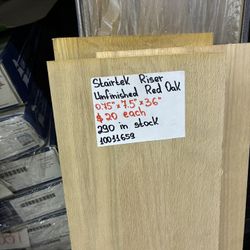 Stairtek Unfinished Red Oak Stair Riser