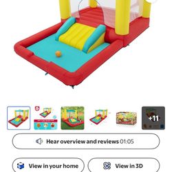 Big Jumper With Slide & Pool