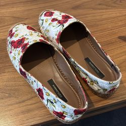 Dolce & Gabbana Floral Poppy Espadrilles - Authentic