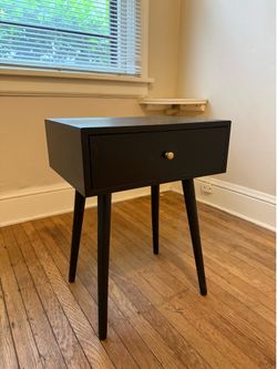 Black Nightstand / End table