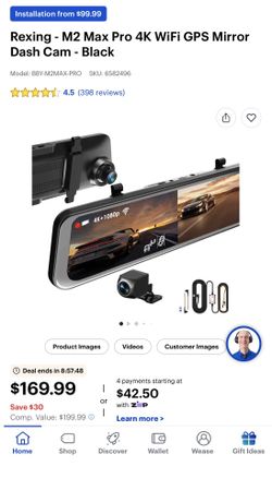 RexingRear Review Dash Cam From And Back New 