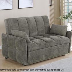 New Convertible Sleeper Sofa Bed Dark Grey Or Light Grey