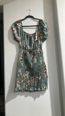 Torquise/Greenish Floral  Dress 
