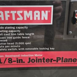 Craftsman Jointer - Planer