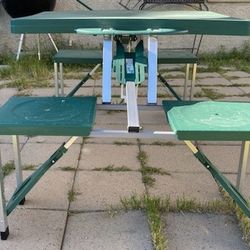 Fold Up Picnic Table 