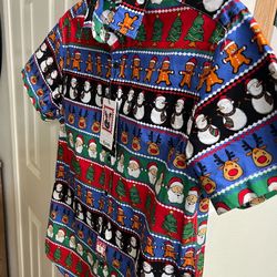 Christmas Shirt Holiday Santa Snowman Reindeer Ugly Sweater