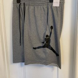 Jordan Jump-man  Fleece Shorts NWT Large