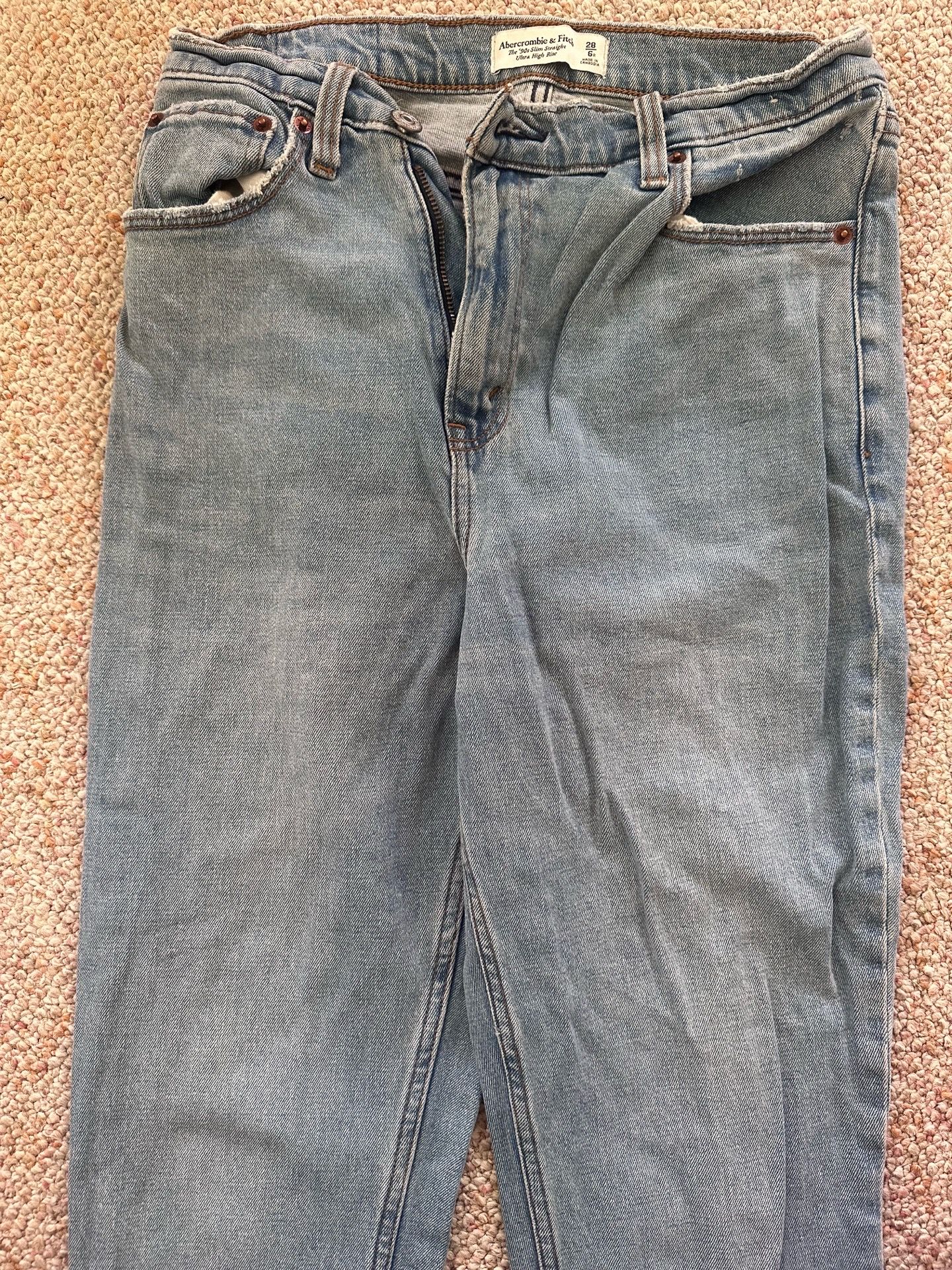 Abercrombie jeans size 6