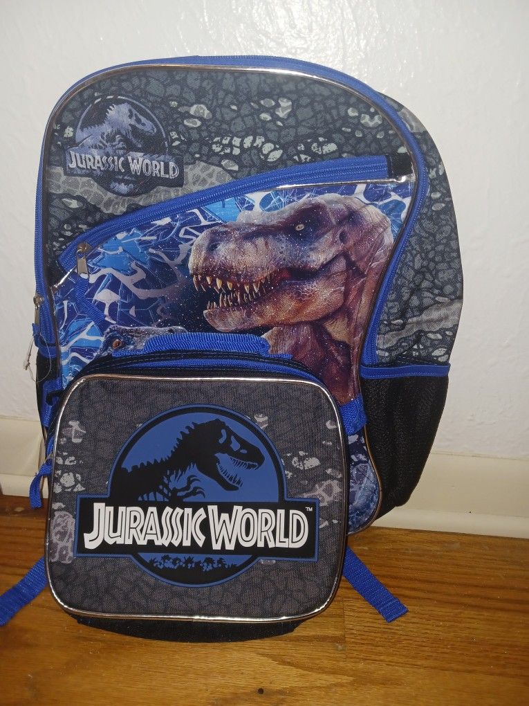 Jurassic World Backpack and Lunchbox