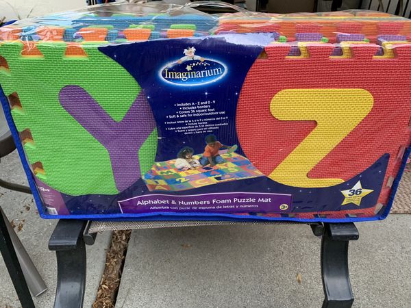 Imaginarium Alphabet Numbers Foam Puzzle Mat 36 Piece Jigsaw Puzzles Amazon Canada