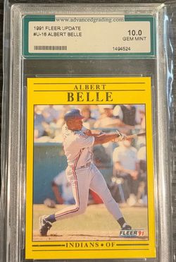 1991 Fleer Update Albert Belle #U-16 Graded 10.0 Gem Mint