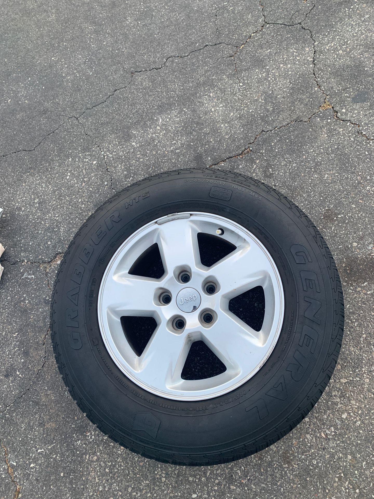 2012 Jeep Laredo wheels and tires for sale. $180 all 4