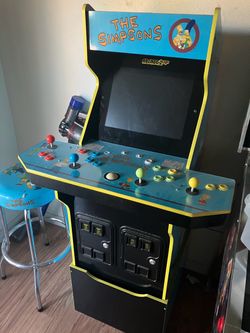 Arcade 1up - Simpsons arcade with stool