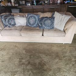 Couch (brown) with mattress