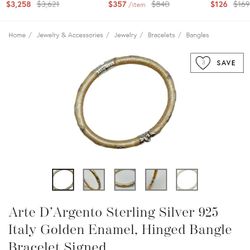 Arte D’Argento Bangle Dowry Bracelet 