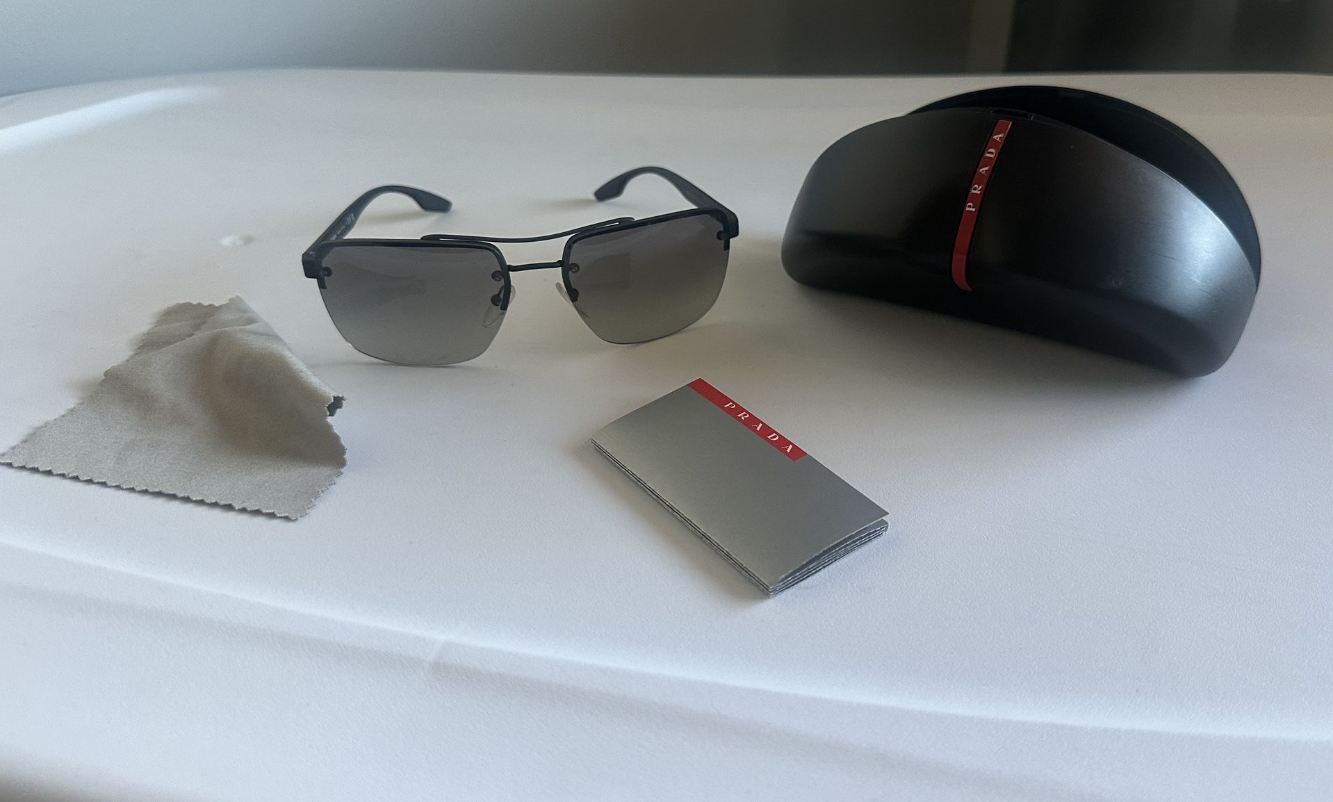 Prada Men Linea Rossa Polarized Sunglasses PSP 60U