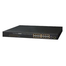 Lorex ACCLPS263B 16-Channel PoE+ Switch 10/100 - Perfect to Power IP Cameras And Adding More Cameras To Your System 