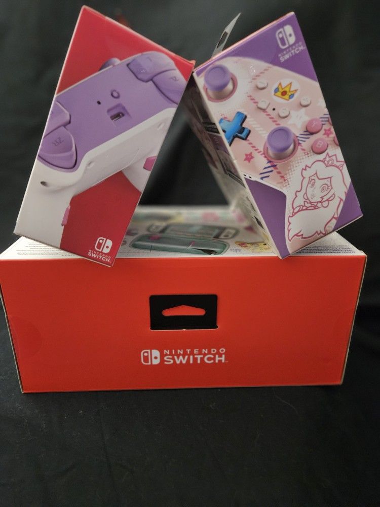 New Nintendo Switch Princess Peach Controller
