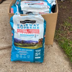 Fairway Supreme Pernnial Ryegrass With Fertilizer