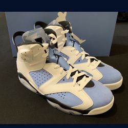 Jordan 6 UNC White Blue size 11 men