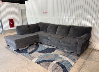 Dark Gray Sectional Couch W/ Free Delivery 🚚