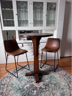 Cognac Barstools
