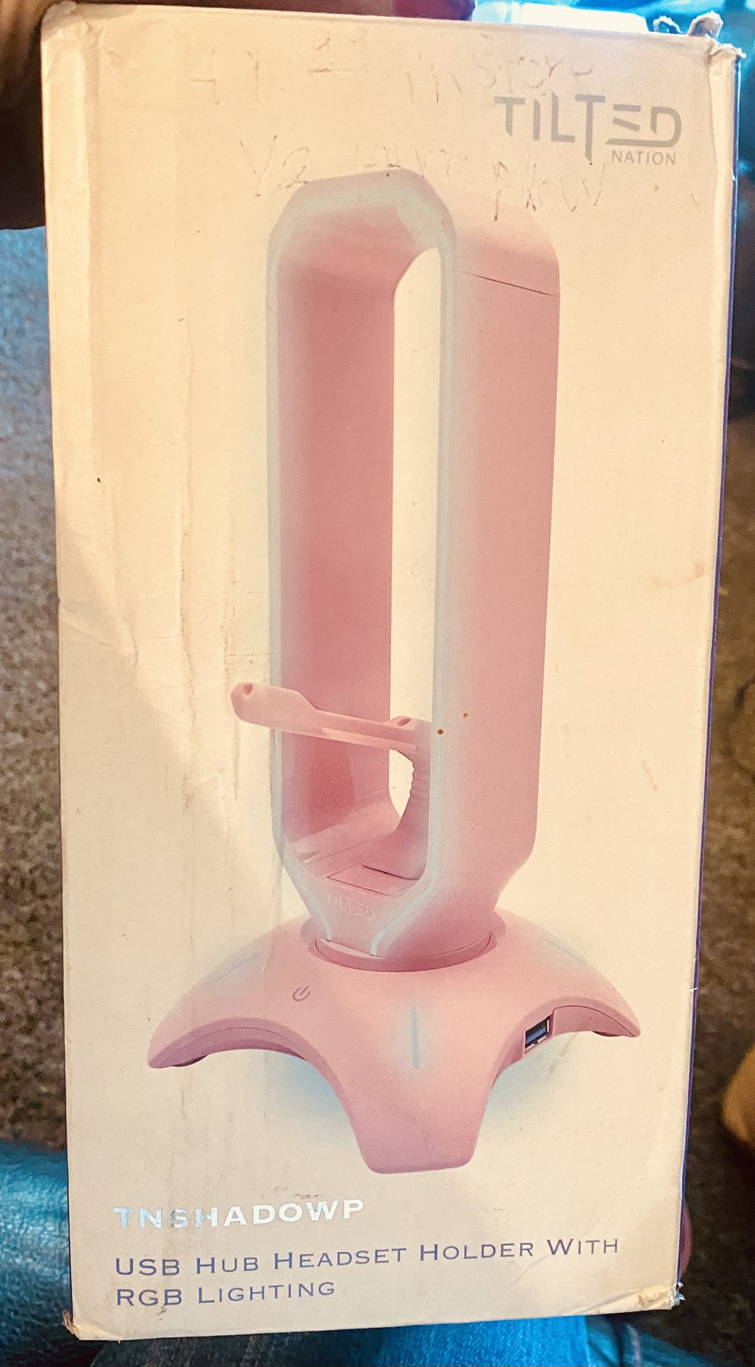 USB Hub Headset Holder