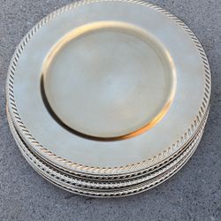 Gold Plastic Plates