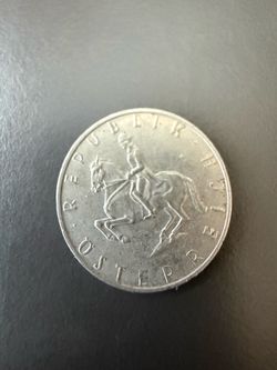 1968 Austria Silver 5 Schilling