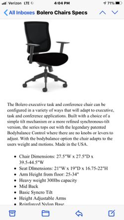 Executive office chairs for sale black color $70