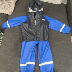 Helly Hansen Rain Suit Size 2t