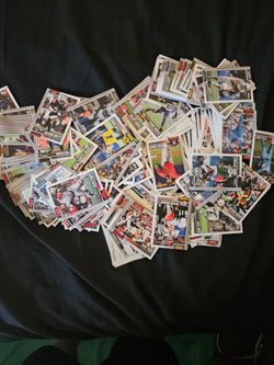 100's of Basball and football cards