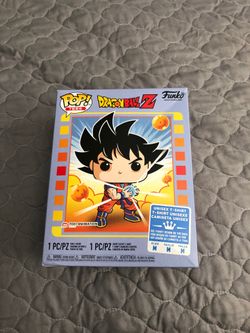 Goku tee and funko pop bundle GameStop exclusive