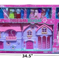 Large Doll House Toy For Kids