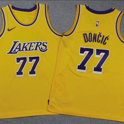 Los Angeles Lakers #77 Luka Doncic Jersey 