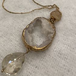 Dangle Stone Necklace 