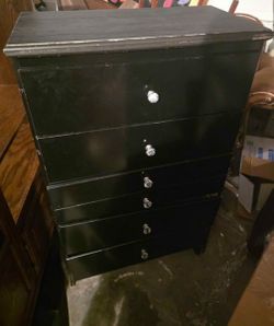 Black dresser