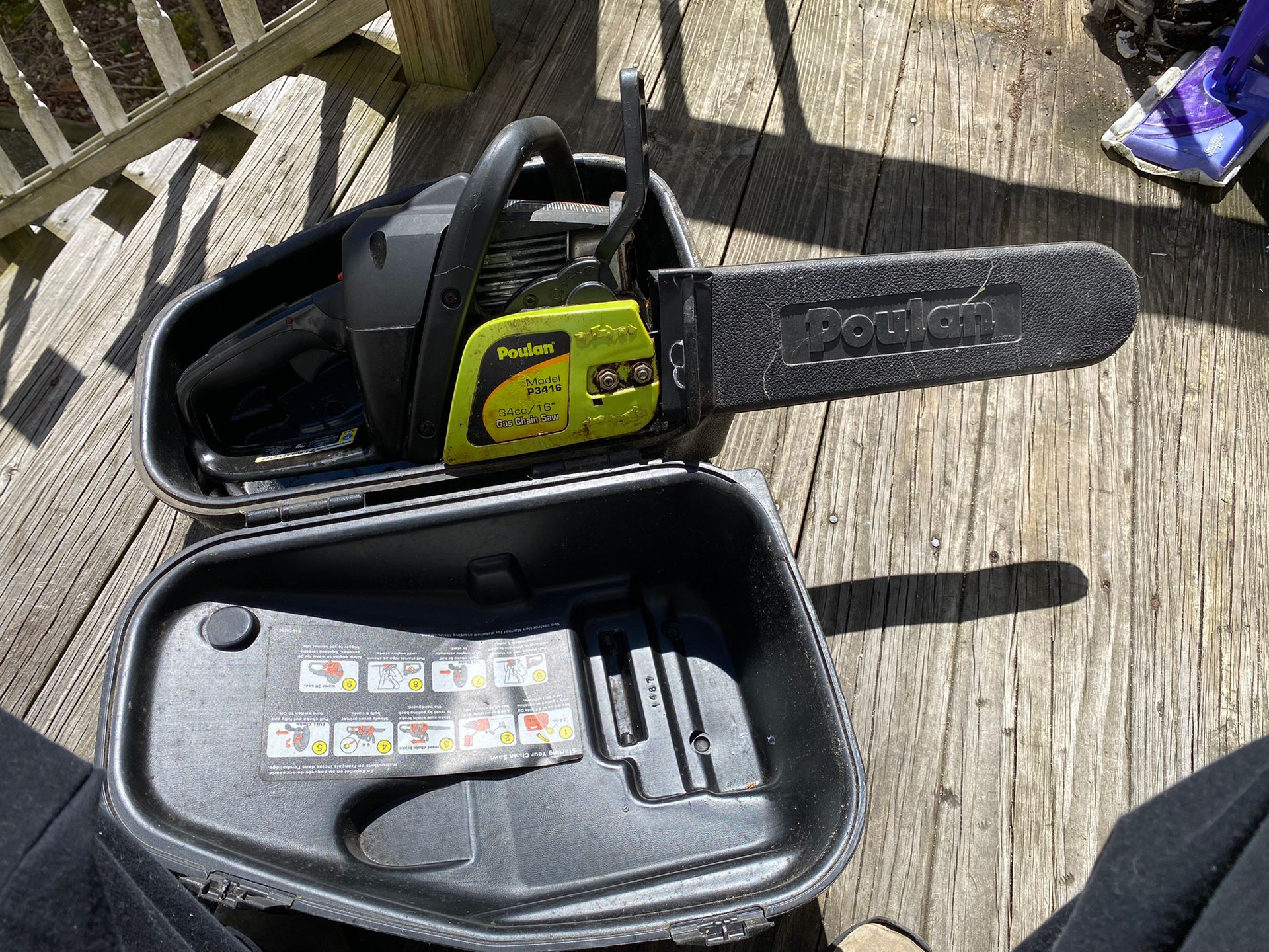 Poulan P3416 16 inch Gas power chainsaw SAVE 40 gruppomida
