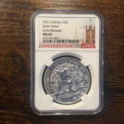 Graded Silver Coin 1 oz 