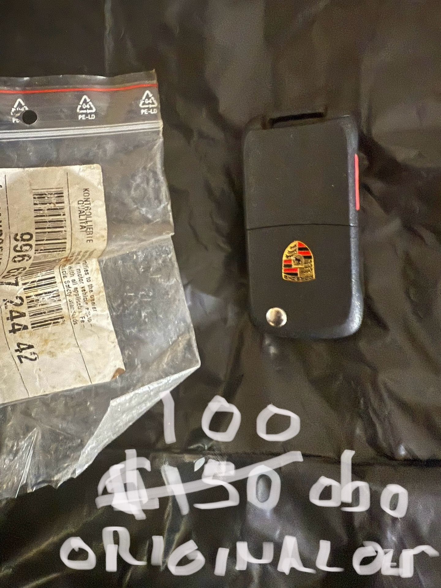 OEM Original Porsche Remote Fob Never Used Uncut