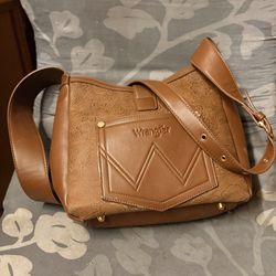 Wrangler Floral Embossed Crossbody Bag