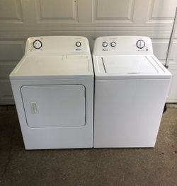 Amana washer and dryer gas set