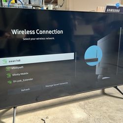 50” Samsung 4K crystal UHD TU700D smart TV