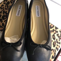 Steve Madden  Leather Ballet Flats Size 8