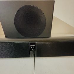 ENGERY SOUNDBAR AND 10” SUBWOOFER WITH REMOTE