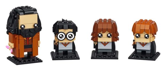 Lego Harry Potter Hermione Ron & Hagrid Brickheadz 40495